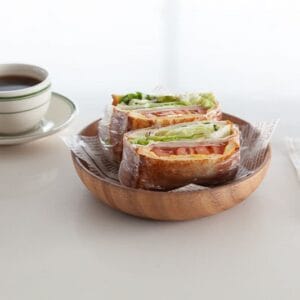 Acacia Wood Soup Plate