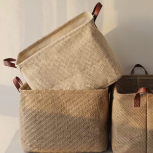 Jute Woven Foldable Storage Box