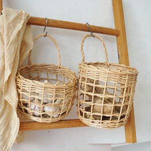 BreathEasy Hanging Wicker Basket