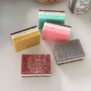 TriClean Dual-Sided Kitchen Sponge (3 Pack)