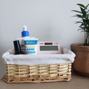 Linen Woven Rattan Basket