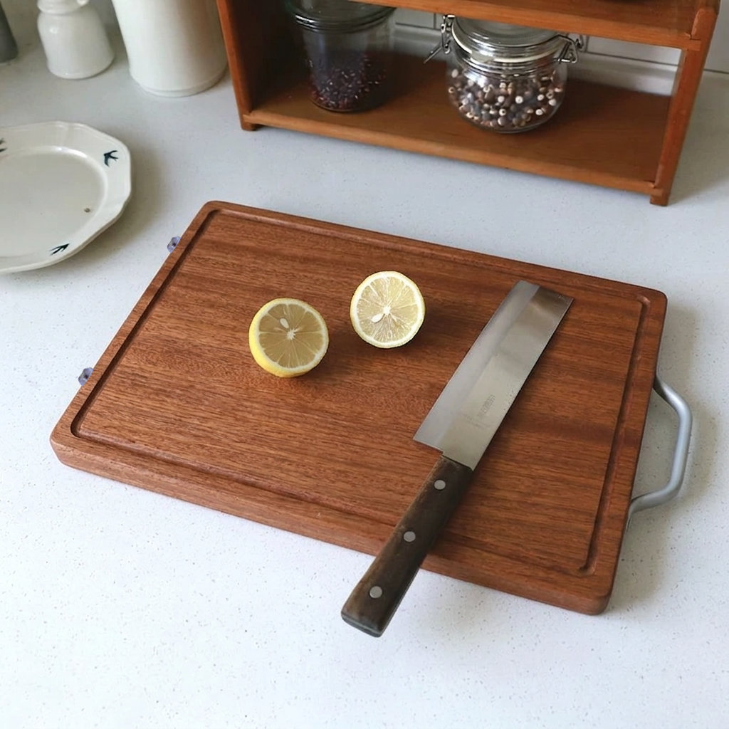 One-Piece Ebony Wood Cutting Board